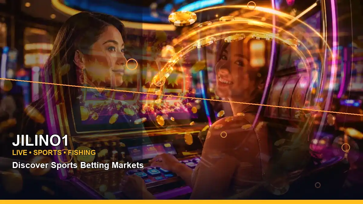 JILINO1 adventure online slot games featuring an adult Filipina casino host with a left-diagonal composition